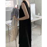 シンプルクルーネック袖なしワンピース | Ulysses | 詳細画像8