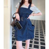 ベルト付きオーバーサイズデニムキャミワンピース | Ulysses | 詳細画像3 