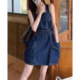 ベルト付きオーバーサイズデニムキャミワンピース | Ulysses | 詳細画像4 