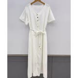 ベルト付きVネックワンピース | Ulysses | 詳細画像7