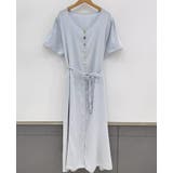 ベルト付きVネックワンピース | Ulysses | 詳細画像8