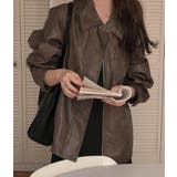 ブラウン | ジップスPUレザージャケット | Ulysses