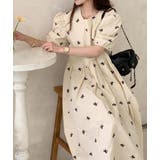 シンプル花柄ワンピース | Ulysses | 詳細画像1