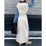 デニム切り替え刺繍セットアップスカート | Ulysses | 詳細画像3 