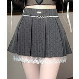 グレー | プリーツリボンタイスカート | Ulysses