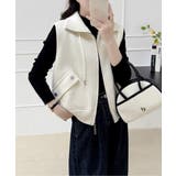 襟付きセーターファーベスト | Ulysses | 詳細画像2