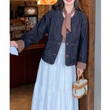 ノーカラーデニムジャケット | Ulysses | 詳細画像1 