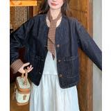 ノーカラーデニムジャケット | Ulysses | 詳細画像7 