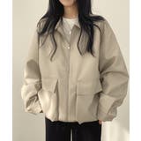 ドローストリングダブルジップPUレザージャケット | Ulysses | 詳細画像4 