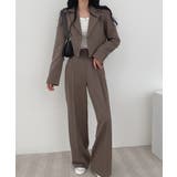 長袖襟付きトップスパンツセットアップ | Ulysses | 詳細画像1