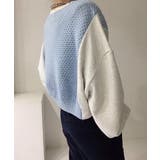 ニット切り替えプリントトレーナー | Ulysses | 詳細画像4