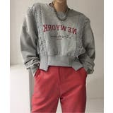 ニット切り替えプリントトレーナー | Ulysses | 詳細画像5