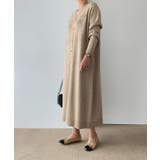 シングルブレストVネックニットワンピース | Ulysses | 詳細画像2 