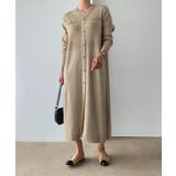 シングルブレストVネックニットワンピース | Ulysses | 詳細画像3 