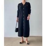 シングルブレストVネックニットワンピース | Ulysses | 詳細画像5 