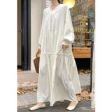 ホワイト | ベルト付きVネックワンピース | Ulysses