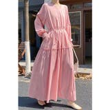 ピンク | ベルト付きVネックワンピース | Ulysses