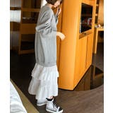 トレーナー切り替えフリルワンピース | Ulysses | 詳細画像1 