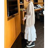 トレーナー切り替えフリルワンピース | Ulysses | 詳細画像5 