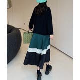 切り替え長袖ワンピース | Ulysses | 詳細画像2 