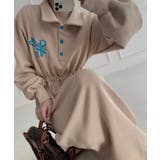 プリントボタンダウンワンピース | Ulysses | 詳細画像1