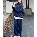 ネイビー | オーバーサイズパーカ+パンツセットアップ | Ulysses