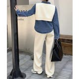 フェイクレイヤード切り替えデニムセットアップ | Ulysses | 詳細画像4 