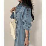 シングルブレストデニムワンピース | Ulysses | 詳細画像1 