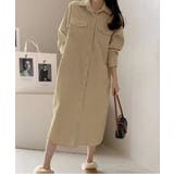 シングルブレスト長袖ワンピース | Ulysses | 詳細画像3 