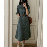 ベルト付きデニムワンピース | Ulysses | 詳細画像4 