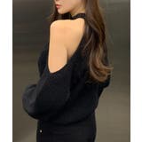 シンプルオフショルダーニットトップス | Ulysses | 詳細画像2 