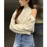 シンプルオフショルダーニットトップス | Ulysses | 詳細画像6 