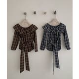 ボートネックチェック柄トップス | Ulysses | 詳細画像7