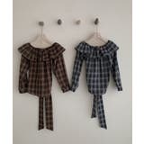 ボートネックチェック柄トップス | Ulysses | 詳細画像8