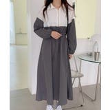 Poloネック配色ワンピース | Ulysses | 詳細画像4 