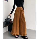 オレンジ | フリルコーデュロイパンツ | Ulysses