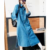 ブルー | シングルブレストデニムワンピース | Ulysses