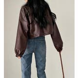 ボタンダウン長袖PUレザージャケット | Ulysses | 詳細画像5