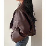 ボタンダウン長袖PUレザージャケット | Ulysses | 詳細画像6