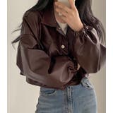 ボタンダウン長袖PUレザージャケット | Ulysses | 詳細画像8