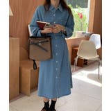 ボタンダウンボタンでデニムワンピース | Ulysses | 詳細画像2 