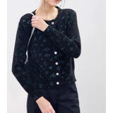 ブラック | クルーネック長袖カーディガンワンピース | Ulysses