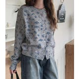 グレー | クルーネック長袖カーディガンワンピース | Ulysses