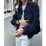 ポケットボタンダウンボタンでデニムジャケット | Ulysses | 詳細画像1 