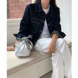 ポケットボタンダウンボタンでデニムジャケット | Ulysses | 詳細画像3 