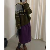 クルーネックジャカード長袖セーター | Ulysses | 詳細画像4 