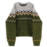 クルーネックジャカード長袖セーター | Ulysses | 詳細画像6 