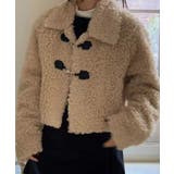 モカ | 襟付きボタンでファージャケット | Ulysses