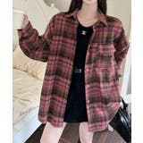 ピンク | ボタンダウンチェック柄ボタンでジャケット | Ulysses