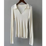 Vネック長袖ニットトップス | Ulysses | 詳細画像4 